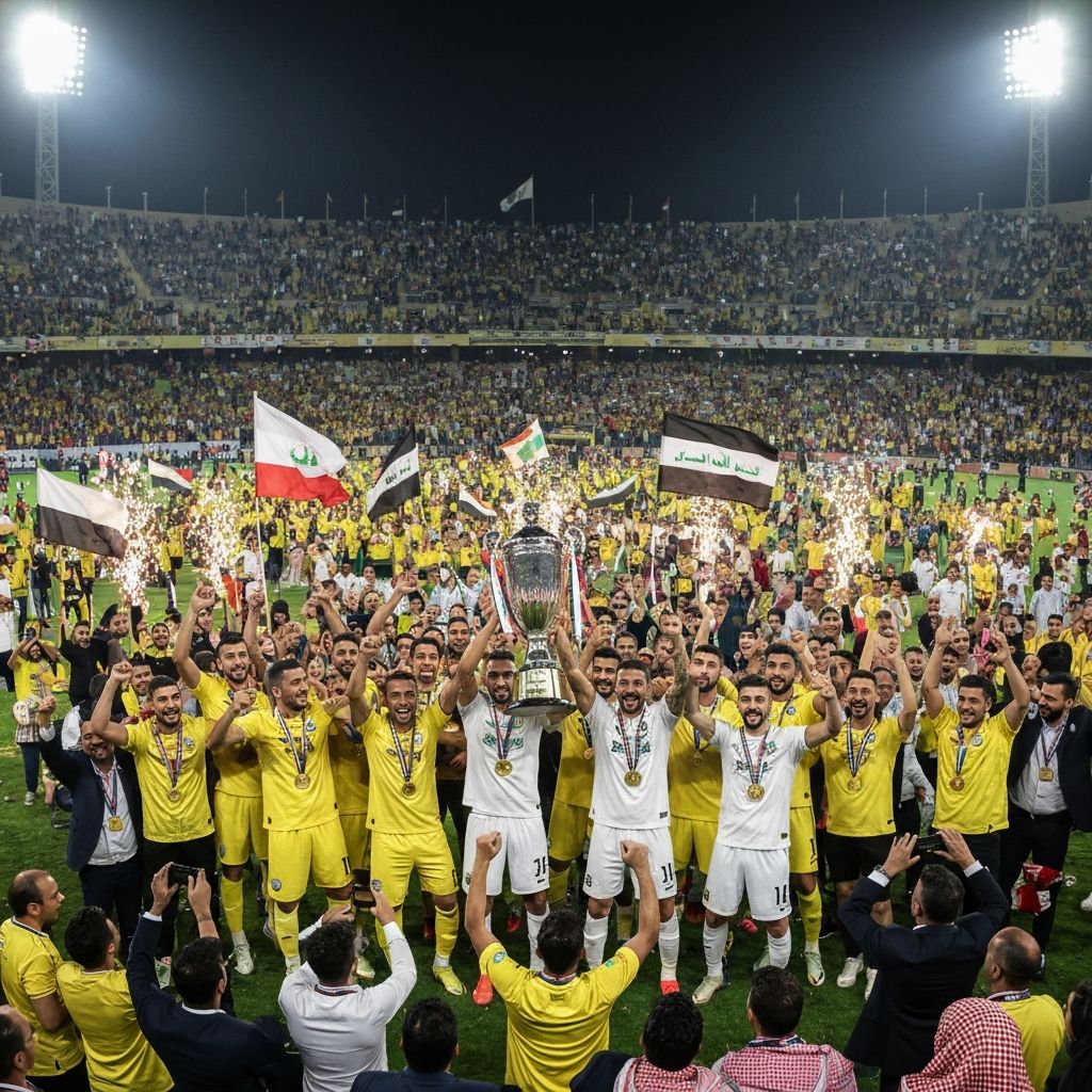 الزوراء يتوج بلقب الدوري العراقي الممتاز للمرة الثانية على التوالي