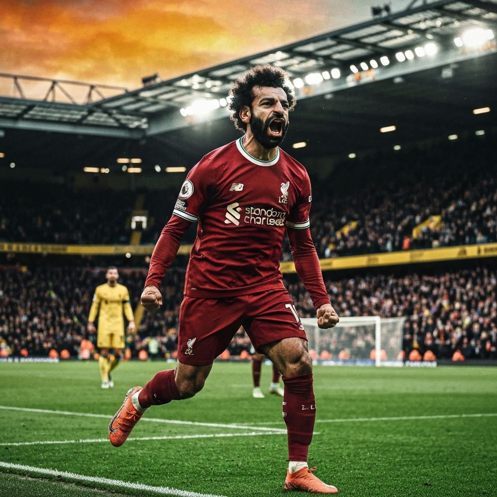 محمد صلاح يحقق رقماً قياسياً جديداً في الدوري الإنجليزي